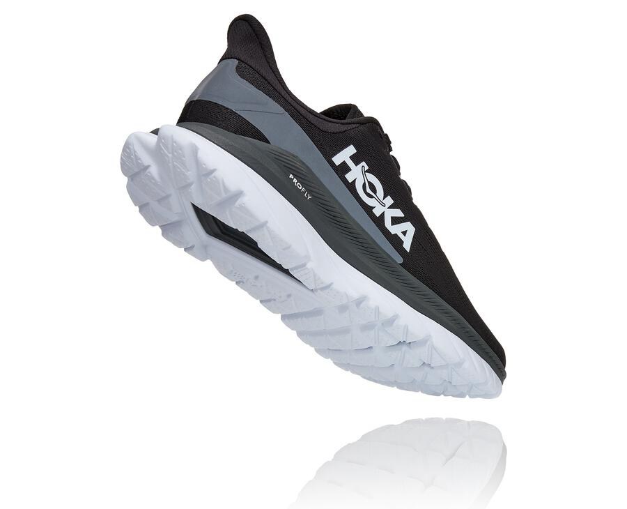 Hoka One One Løbesko Dame - Mach 4 - Sort/Hvide - 806527UAK